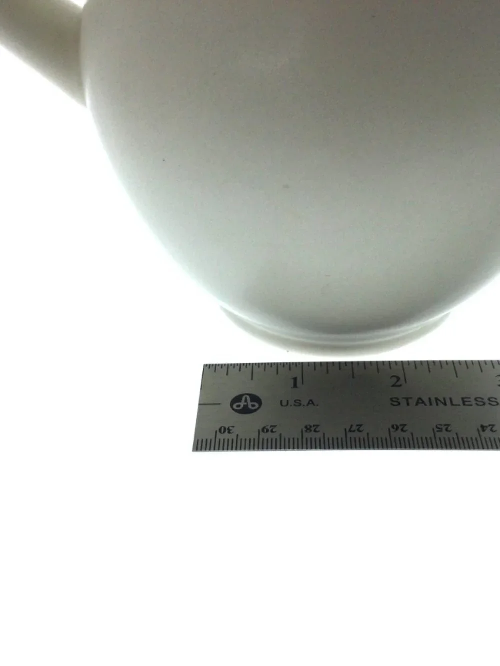 FTD Ceramic Pitcher Vase Cream 7